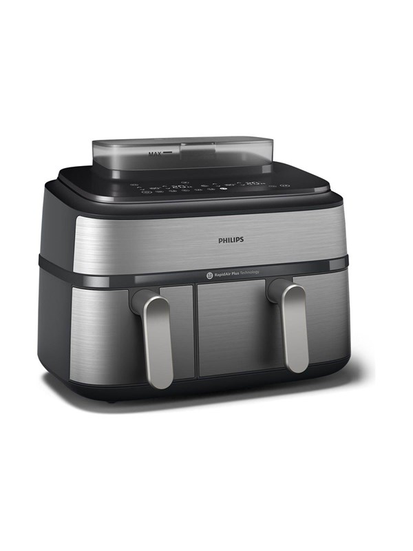 Philips Series 5000 NA555 - double hot air fryer - silver