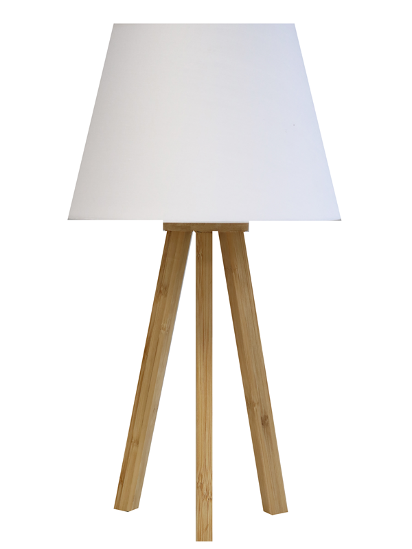 Unilux Katy LED lampe, hvit/tre