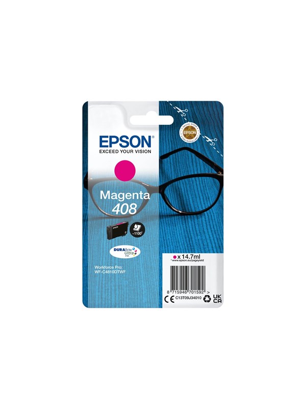 Epson 408 - high capacity - magenta - original - ink cartridge