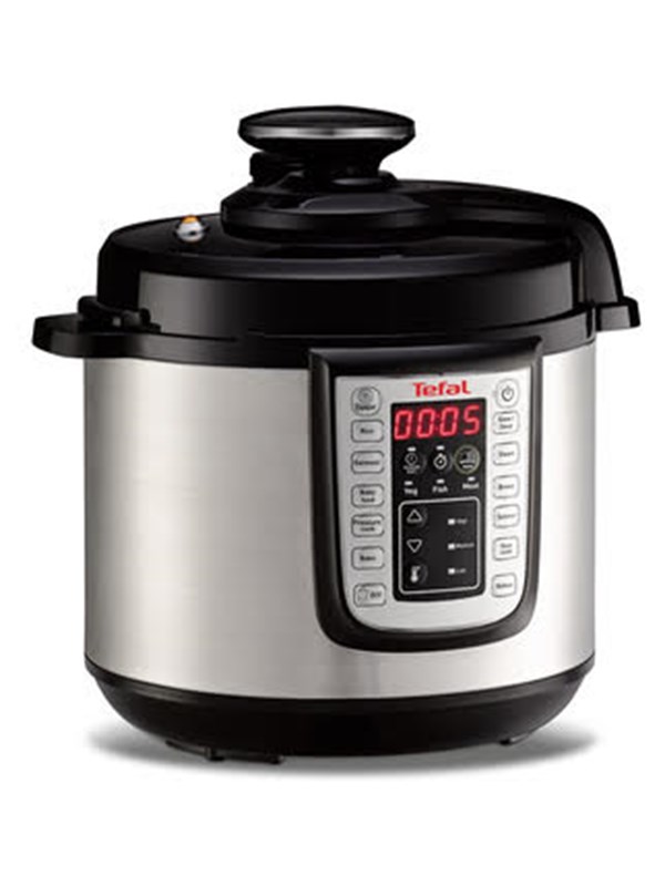Tefal All-in-One CY505 Pressure Cooker - 6L / Black &amp; Stainless Steel
