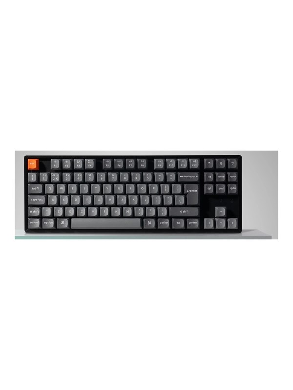 Keychron K8 MAX - keyboard - QMK mechanical fully assembled - 80% TKL - QWERTY - Nordic Input Device - Tastatur - Nordisk - Grå