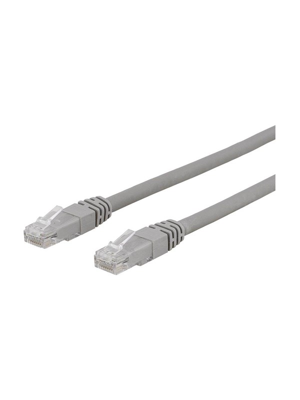 Deltaco patch cable - 1.5 m - grey - Grå - 1m