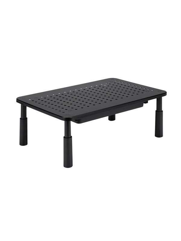 Gembird Adjustable monitor stand with drawer (rectangle)