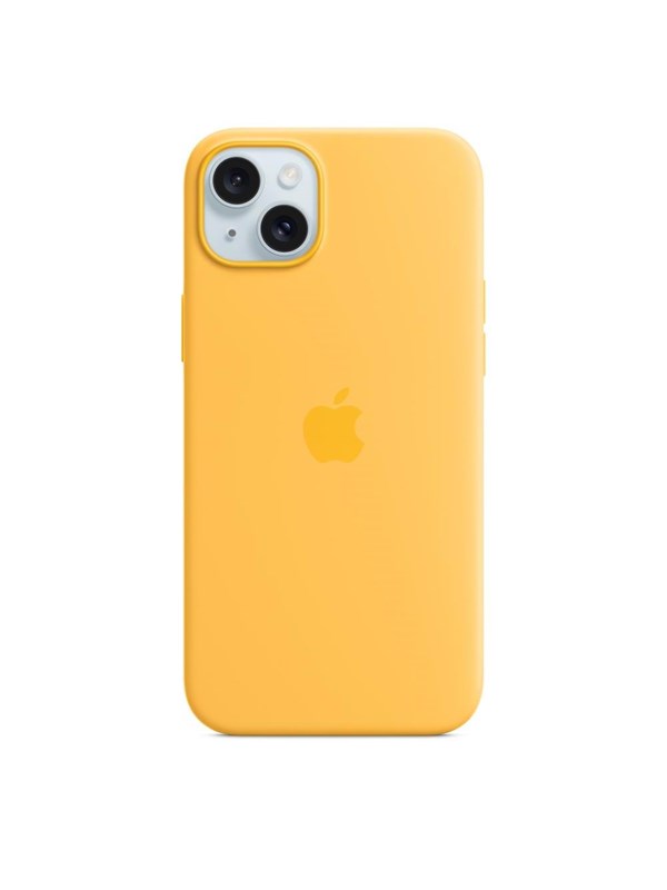 Apple iPhone 15 Plus Silicone Case with MagSafe - Sunshine