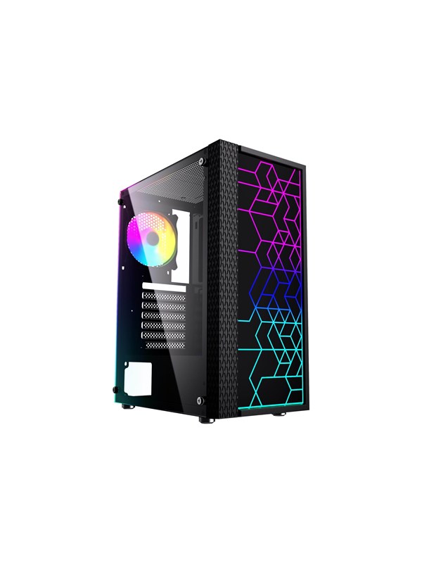Gembird Fornax 2500 - mid tower - ATX - Kabinett - Tower - Svart