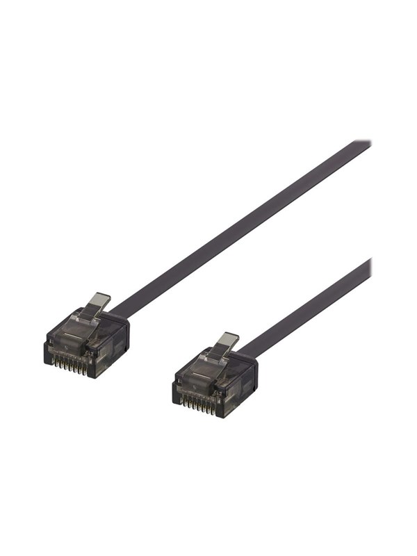 Deltaco patch cable - 5 m - black - Svart - 5m