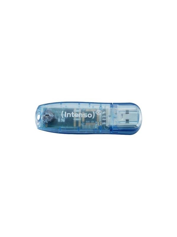 Intenso Rainbow Line USB Drive - Blå - 4GB - Minnepenn