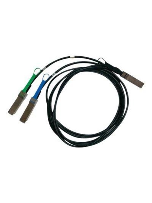 Mellanox LinkX 200GBase direct attach cable - 1 m - Svart - 1m