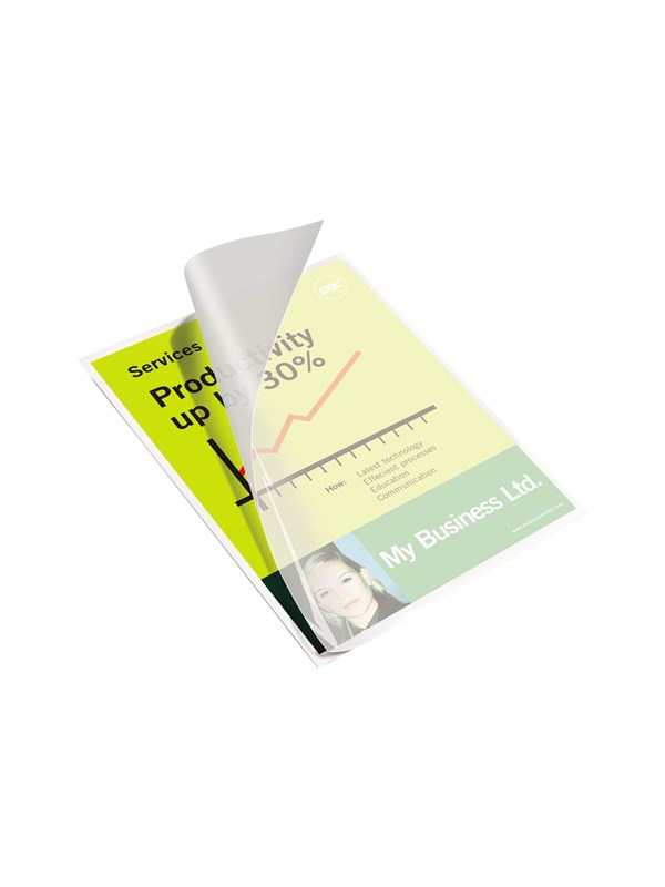 GBC HighSpeed Pouch - 100-pack - glossy - 216 x 303 mm - lamination pouches
