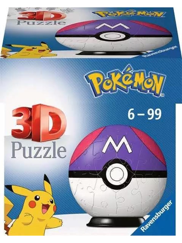 Ravensburger Pokemon Masterball 3D Puzzle 54 pcs. 3D Puslespill