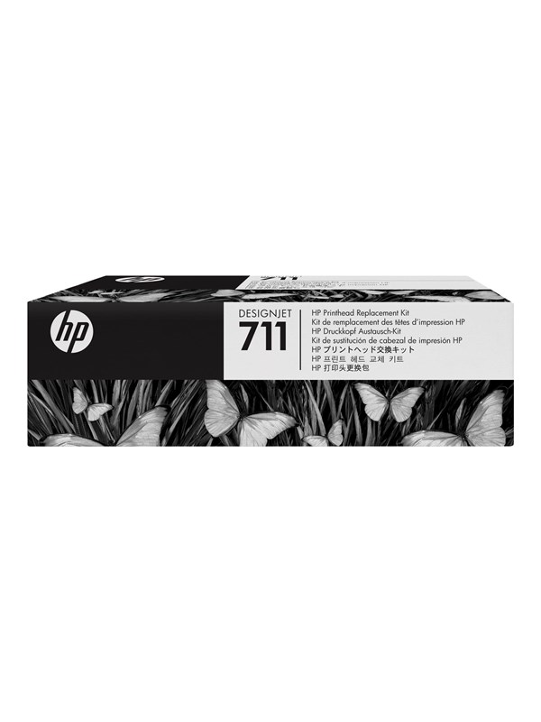 HP 711 / C1Q10A - Printhead (Black Cyan Yellow Magenta) - Skrivehode Cyan