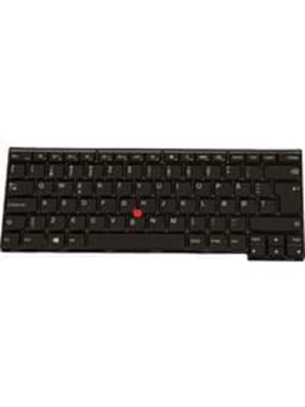 Lenovo Keyboard (DANISH) - Bærbart tastatur - til utskifting - Dansk - Svart