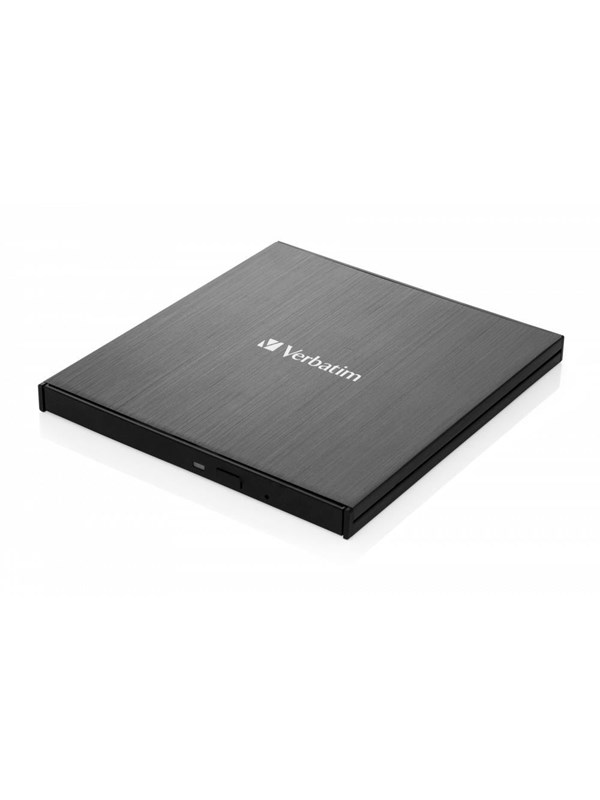 Verbatim Slimline - DVD±RW (±R DL) drive - USB 3.2 Gen 1 - external - DVD-RW (Brenner) - USB 3.2 Gen 1 - Svart