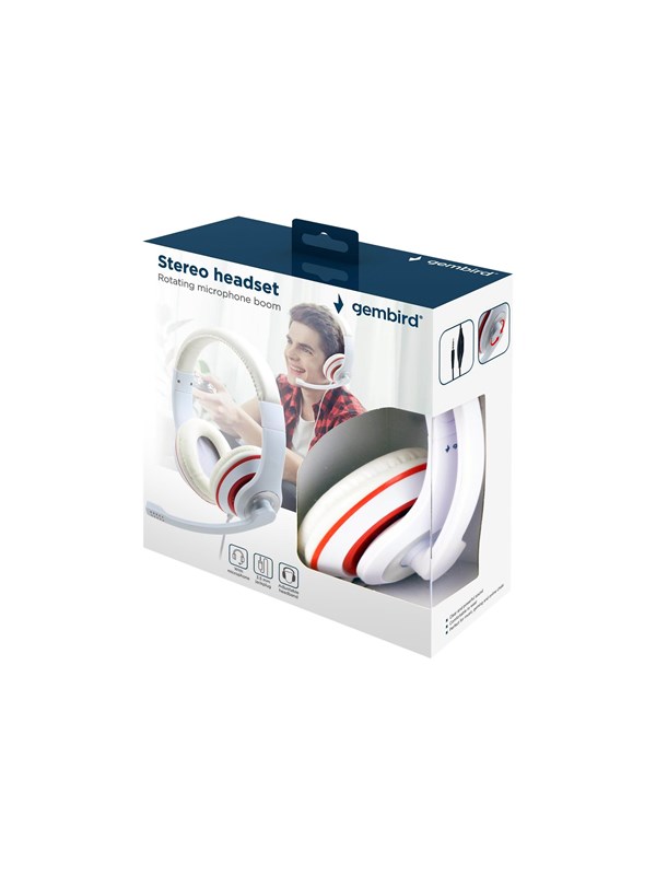 Gembird MHS-03-WTRD - headset