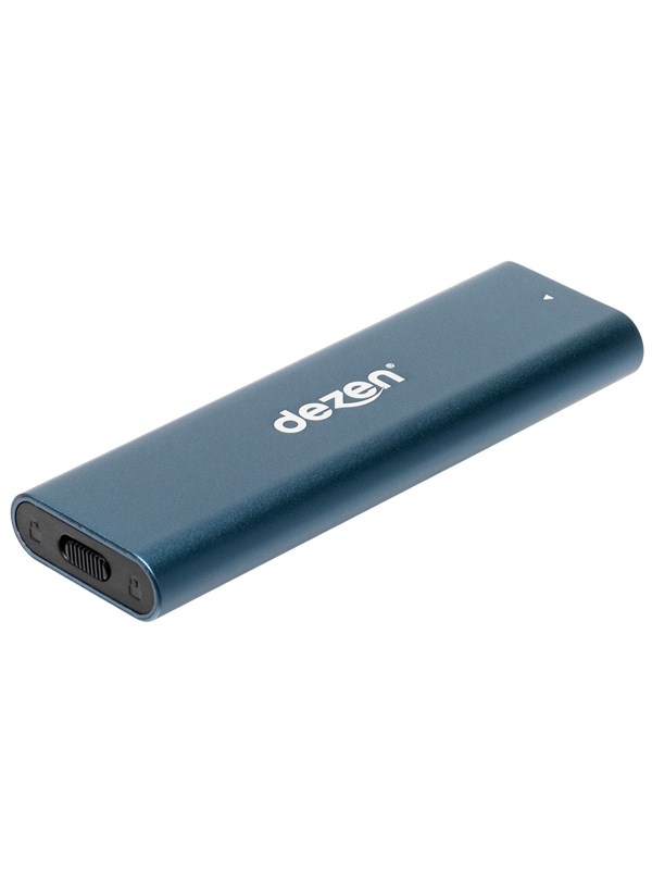 dezen M.2 Premium NVMe Enclosure USB 3.2 Gen 1 - Blå