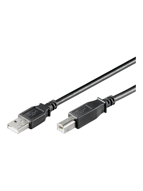 Pro USB-A <-> USB-B 2.0 - 1.8m - Svart