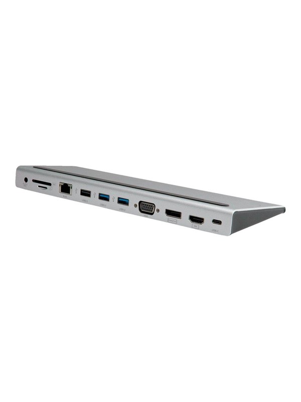 Roline VALUE - docking station - USB-C 3.2 Gen 2 - VGA HDMI DP - 1GbE