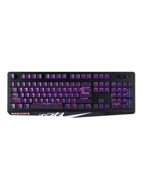 Mad Catz The Authentic STRIKE 2 Mekanisk spilltastatur svart - Engelsk (USA)