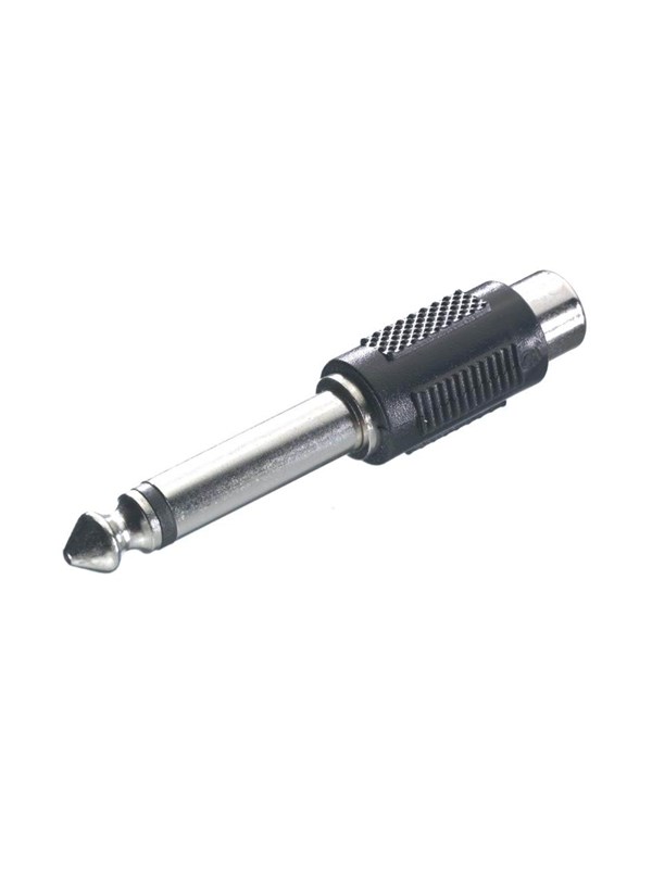 Vivanco Adapter 1x 6.3mm Male <-> 1xRCA Female