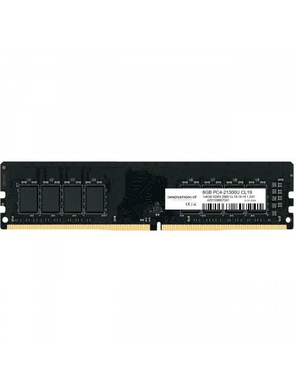 Innovation IT DDR4-3000 - 8GB - CL16 - Single Channel (1 pcs) - Svart