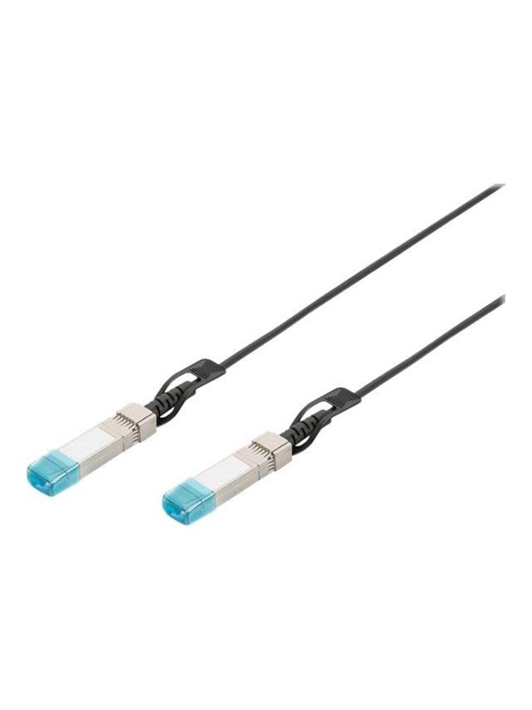 DIGITUS Professional 10GBase direct attach cable - 1 m - Svart - 1m