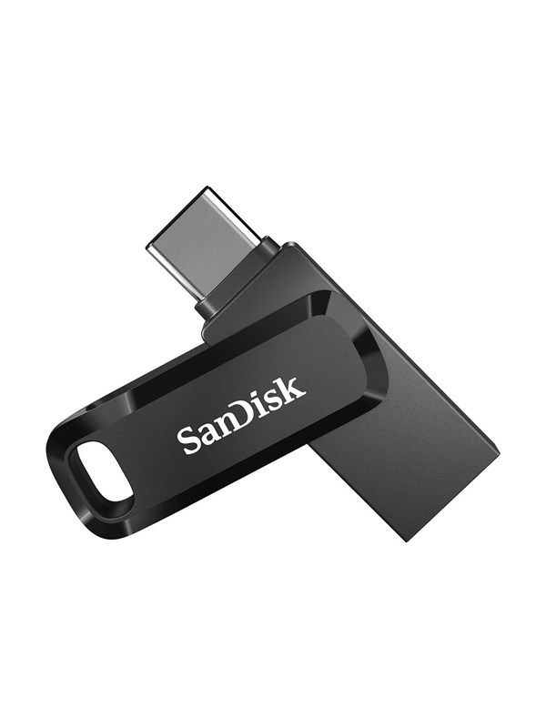 SANDISK Ultra Dual Drive Go - Svart - 256GB - Minnepenn