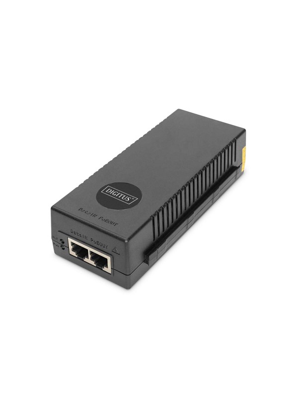 DIGITUS DN-95108 10 Gigabit Ethernet PoE+ Injector 802.3at 30W