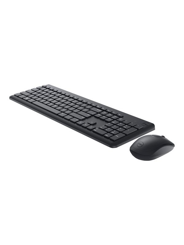 Dell Keyboard and Mouse KM3322W - keyboard and mouse set - QWERTZ - German - black - with 3-year NBD Advanced Exchange Input Device - Tastatur & Mussett - Tysk - Svart