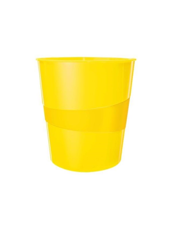 Leitz Papirkurv  WOW 15 liter Gul