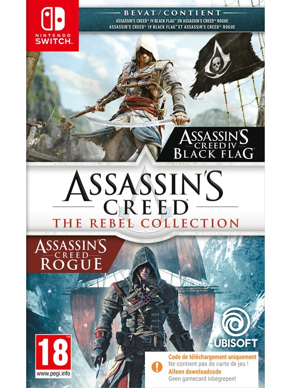 Assassin's Creed: The Rebel Collection (Code in a Box) - Nintendo Switch - Action/Adventure