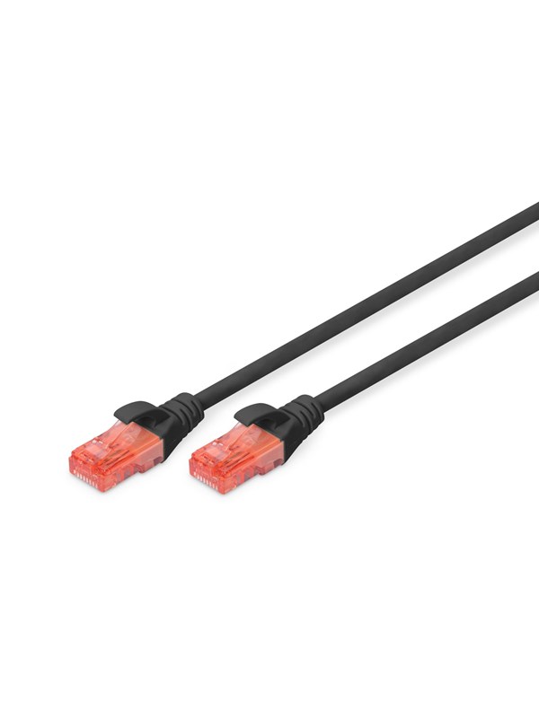 DIGITUS CAT 6 U-UTP - 5m - Svart - 5m
