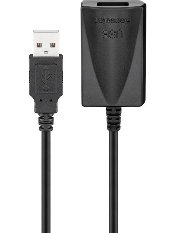 Pro Active USB 2.0 extension cable black