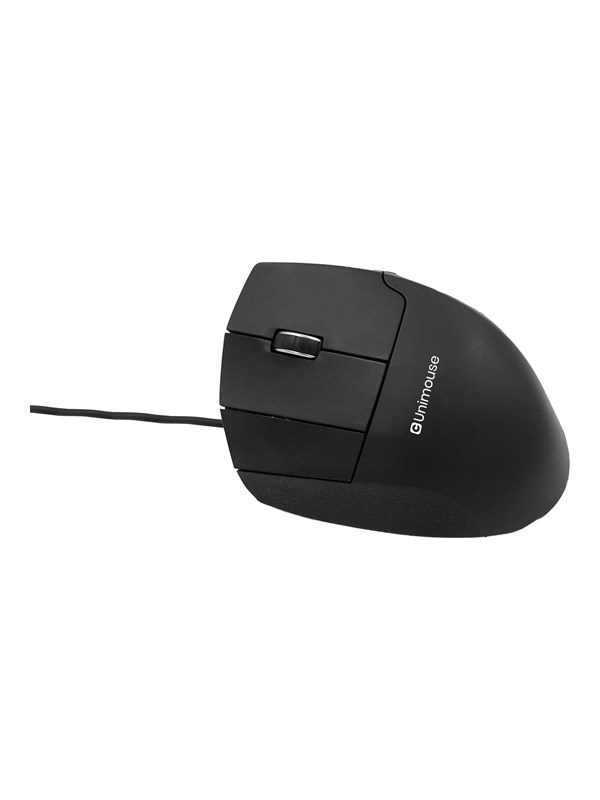Contour Unimouse - mouse - USB-C - black - Left-handed - Mus - Optisk - 7 - Svart
