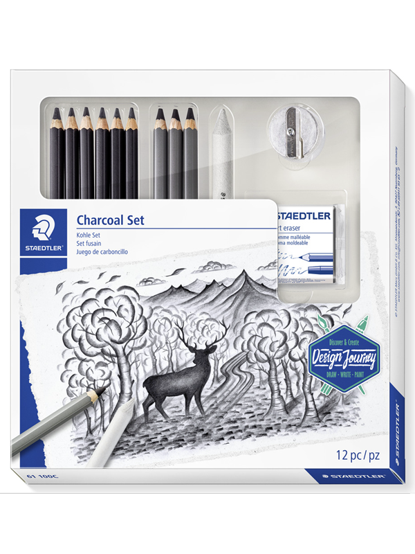 Staedtler Mixed Charcoal Set        100% PEFC
