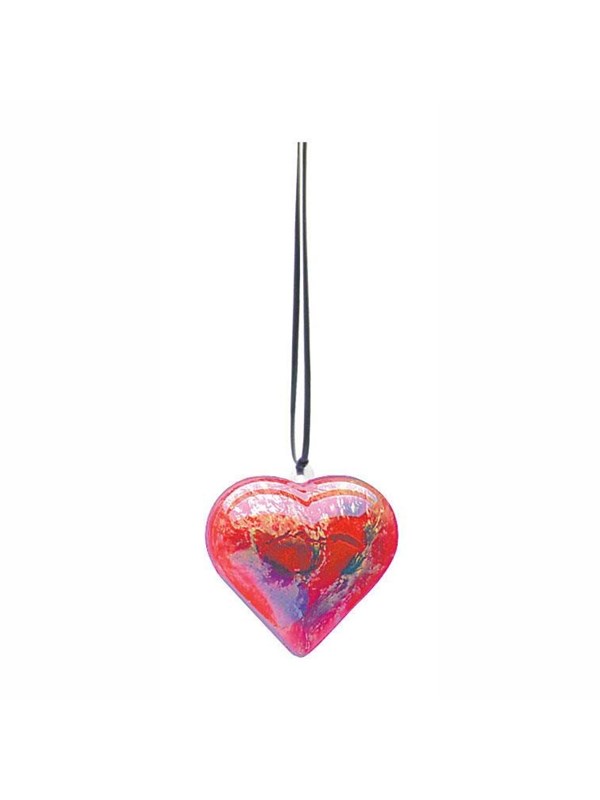 Colorations - Fillable Ornament Transparent Heart Set of 12