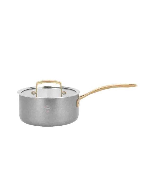 Pillivuyt Gourmet Durance Saucepan with Lid Dia 18 cm 2 litres Steel