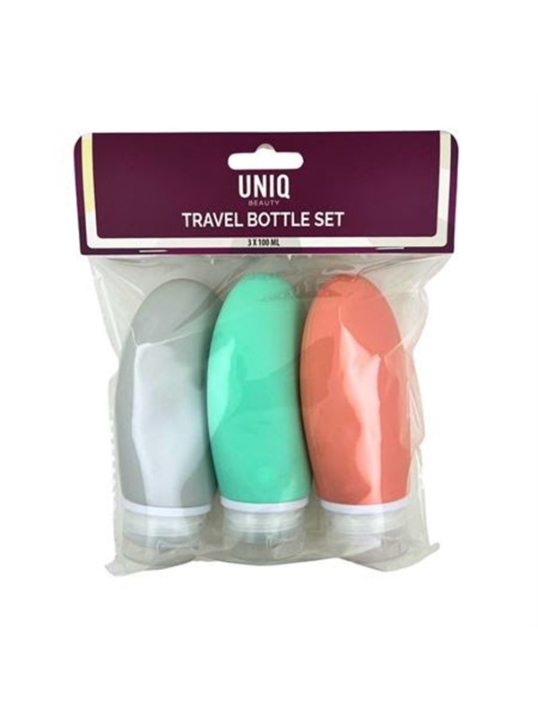 UNIQ Reiseflaskesett - 3 stk, 100 ml