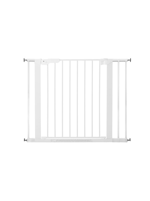 BabyDan Premier sikkerhetsgrind med 3 forlengere, hvit, 92,5-99,8 cm
