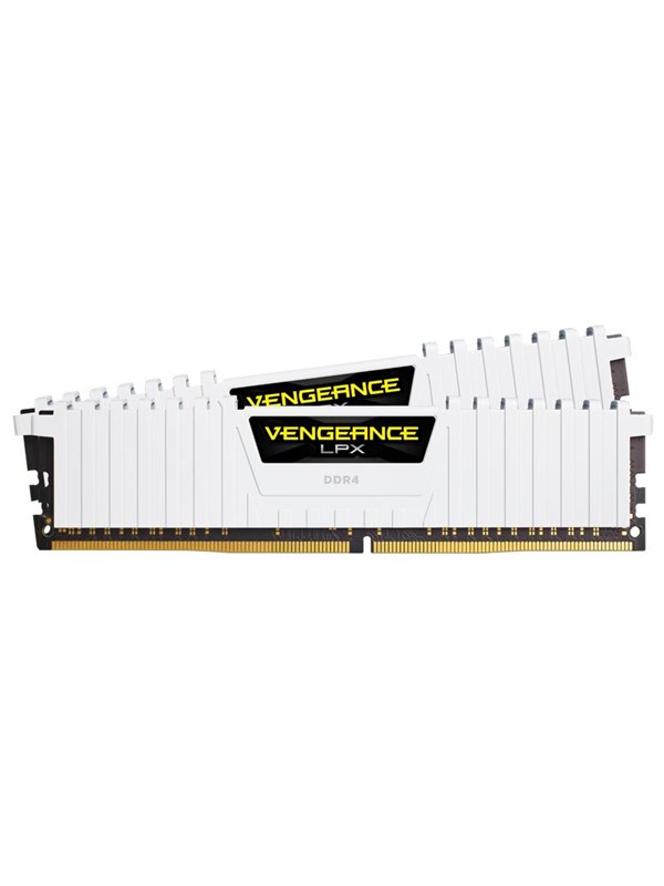 Corsair Vengeance LPX DDR4-3200 - 16GB - CL16 - Dual Channel (2 pcs) - Intel XMP - Hvit