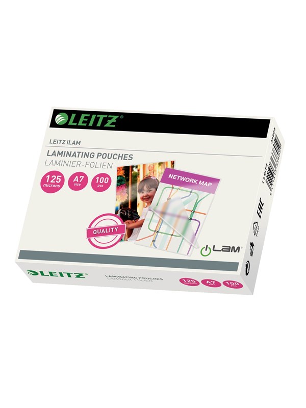 Leitz Lamineringslomme  A7 125my