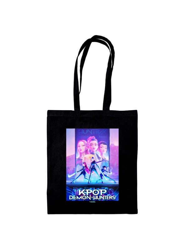Pyramid - Tote Bag K-Pop Demon Hunters (Key Art) Black