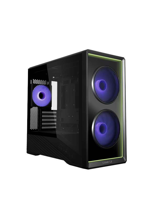 Lian Li Vector V150 Black - Kabinett - Miditower - Svart