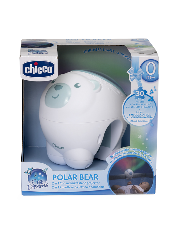 Chicco Polar Bear projector light blue