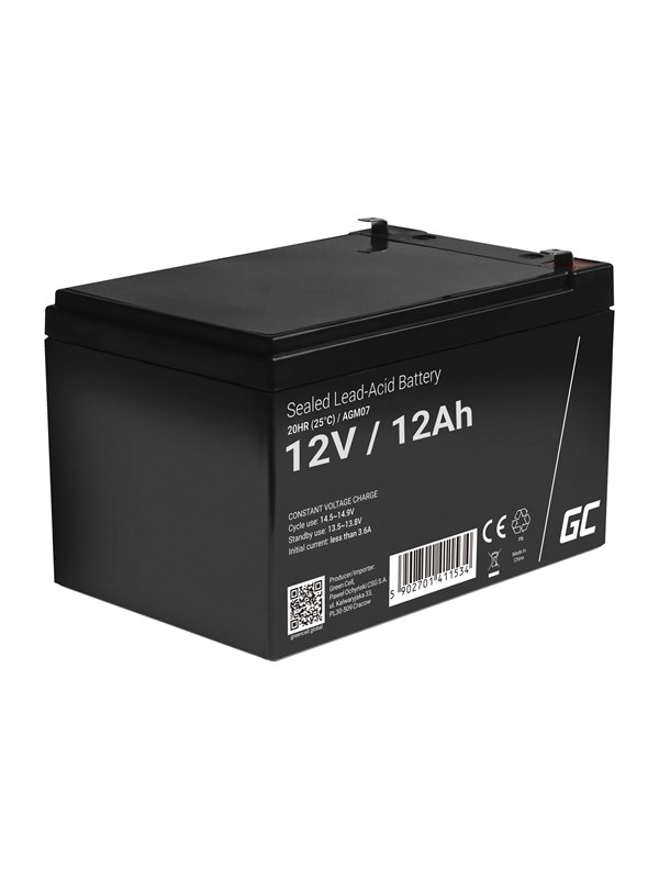 Green Cell AGM07 AGM 12V/12Ah Gel Deep Cycle