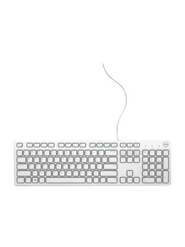 Dell KB216 - keyboard - US International (QWERTY) - Tastatur - Hvit