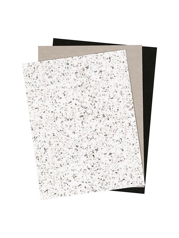Creativ Company - Faux Leather Paper Miscellaneous 3 Sheets