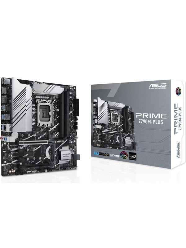 ASUS PRIME Z790M-PLUS (V2) Hovedkort - Intel Z790 - Intel LGA1700 socket - DDR5 RAM - Micro-ATX