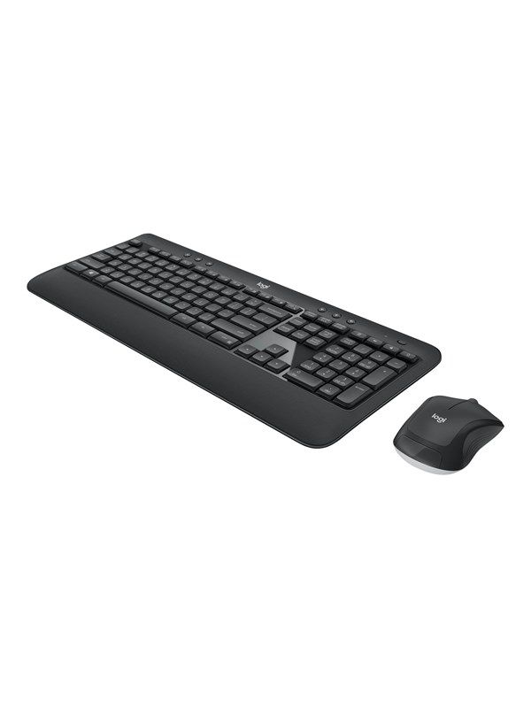 Logitech MK540 Advanced - keyboard and mouse set - QWERTY - Spanish - Tastatur & Mussett - Spansk - Svart