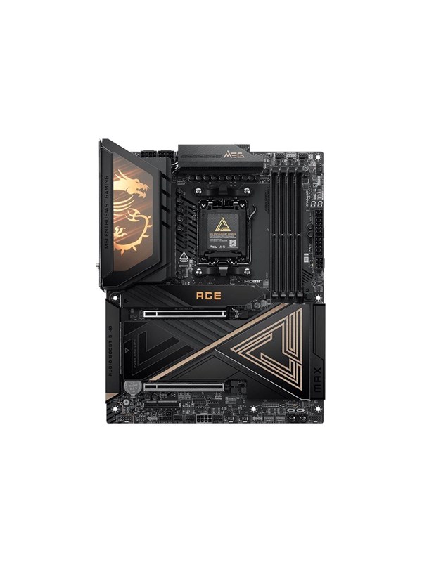 MSI MEG X870E ACE MAX - motherboard - ATX - Socket AM5 - AMD X870E Hovedkort - AMD X870E - AMD AM5 socket - DDR5 RAM - ATX