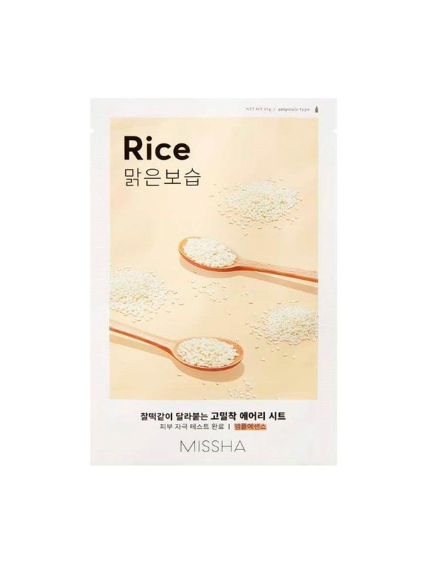 Missha Airy Fit Sheet Mask - Rice - 1 pcs
